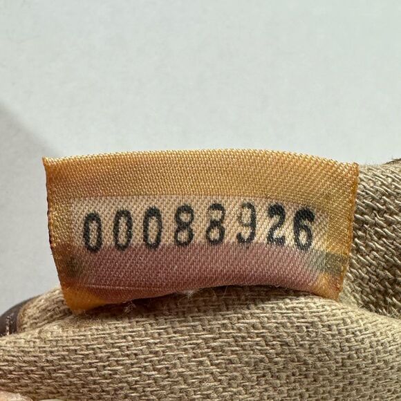 Dooney & Bourke Brown Leather Canvas Flap Wristlet Wallet Signature Logo - Picture 5 of 6